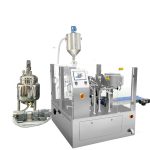 Шингэн болон зуурмагт зориулсан поршений дүүргэгч бүхий автоматаар бэлтгэсэн уут дүүргэгч савлагаа