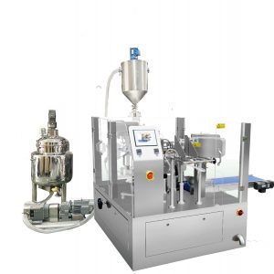 Шингэн болон зуурмагт зориулсан поршений дүүргэгч бүхий автоматаар бэлтгэсэн уут дүүргэгч савлагаа