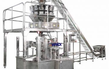 Цахилгаан товч бүхий сав баглаа боодлын битүүмжлэх машинтай автомат эргэдэг дой цүнх