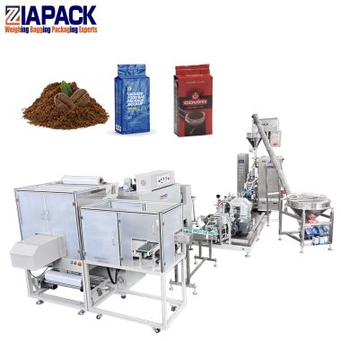 ZL100V Rice Flour Automatic Vacuum Packaging Secondary Wrapping Line